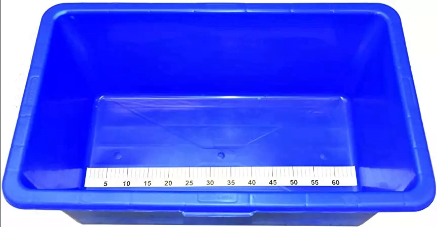 Plastic Rectangle Koi Measuring Tank