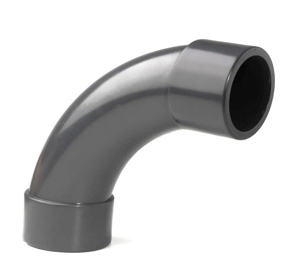 PVC Plain 90 Degree Swept Bend