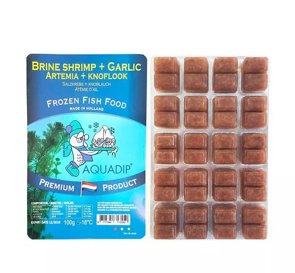 AquaDip Artemia Brine Shrimp with Garlic Blister Pack