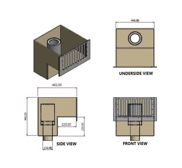 Burtons In-Wall Surface Skimmer