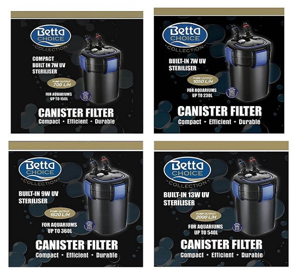Betta UV Canister Filters
