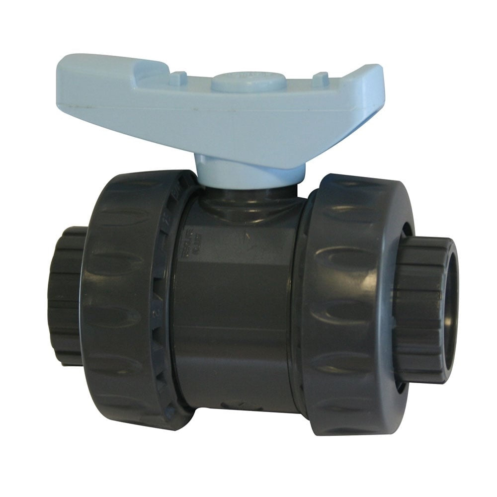 Evolution Aqua PVC Double Union Ball Valve