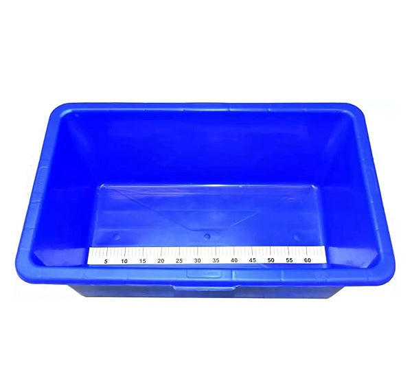 Rectangle Blue Koi Measuring Tank