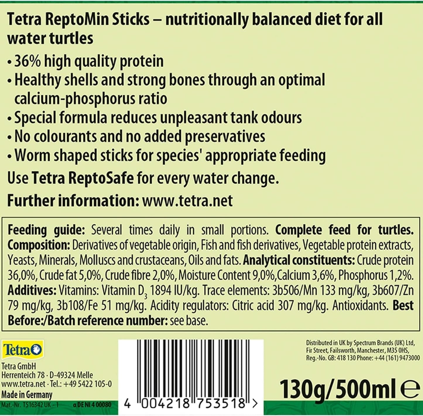 Tetra ReptoMin Sticks