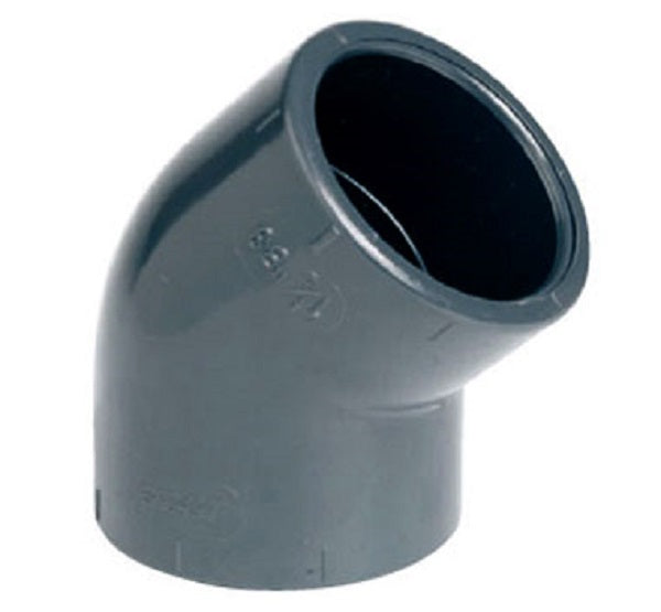 PVC Plain 45 Degree Elbow