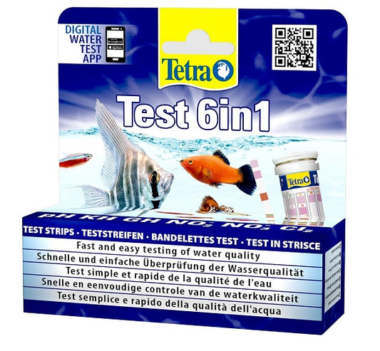 Tetra Test 6 in 1 Test Strips