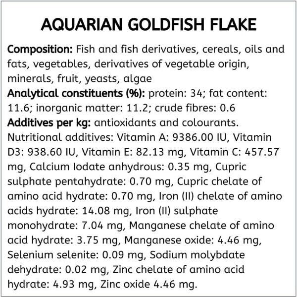 Aquarian Goldfish Flakes