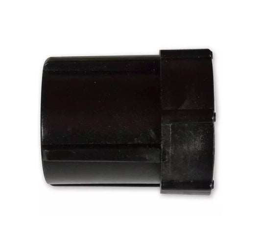 Evolution Aqua Black Threaded End Cap for Evo UV