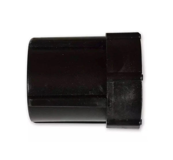 Evolution Aqua Black Threaded End Cap for Evo UV