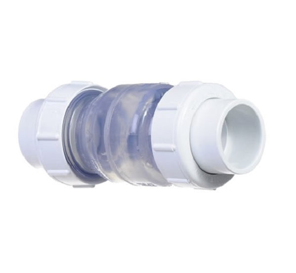 Double Union Non Return Flapper Valve