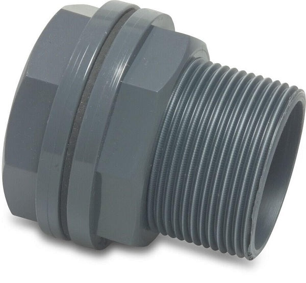 PVC Threaded Tank Connector – Koi Hut