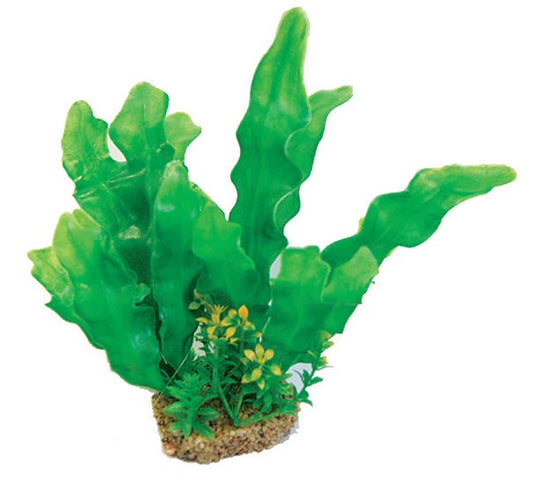 Plastic Artificial Plants with Sand Base