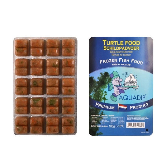 AquaDip Frozen Turtle Food Blister Pack